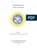 Proposal Business Plan Wader Enak