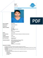 Admit Card: Photograph of Candidate