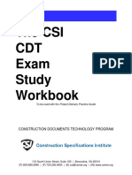 The Csi CDT Exam Study Workbook: Construction Documents Technology Program