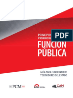 Principios, Deberes y Prohibiciones Éticas en la FUNCIÓN PÚBLICA