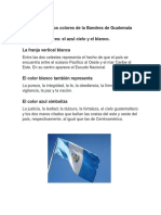 Significado de Los Colores de La Bandera de Guatemala