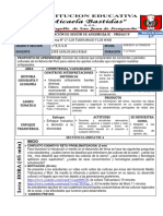 Planificación de Sesión de Aprendizaje Tiahuanaco y Wari