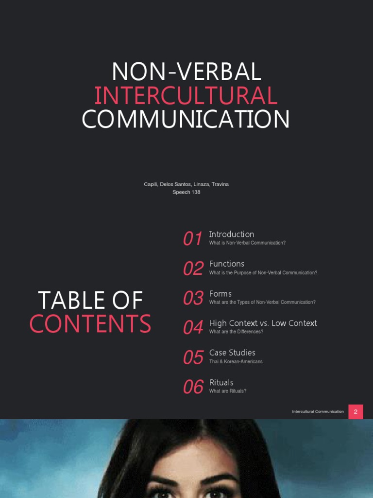 Nonverbal Intercultural Communication Pdf Nonverbal Communication