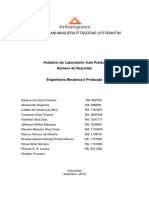 Relatório do Laboratório sobre Número de Reynolds na Faculdade Anhanguera de Votorantim