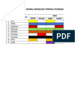 Jadwal Konseling Terpadu Puskesmas Sekarwangi 2019: NO Nama Program Hari Senin Selasa Rabu Kamis