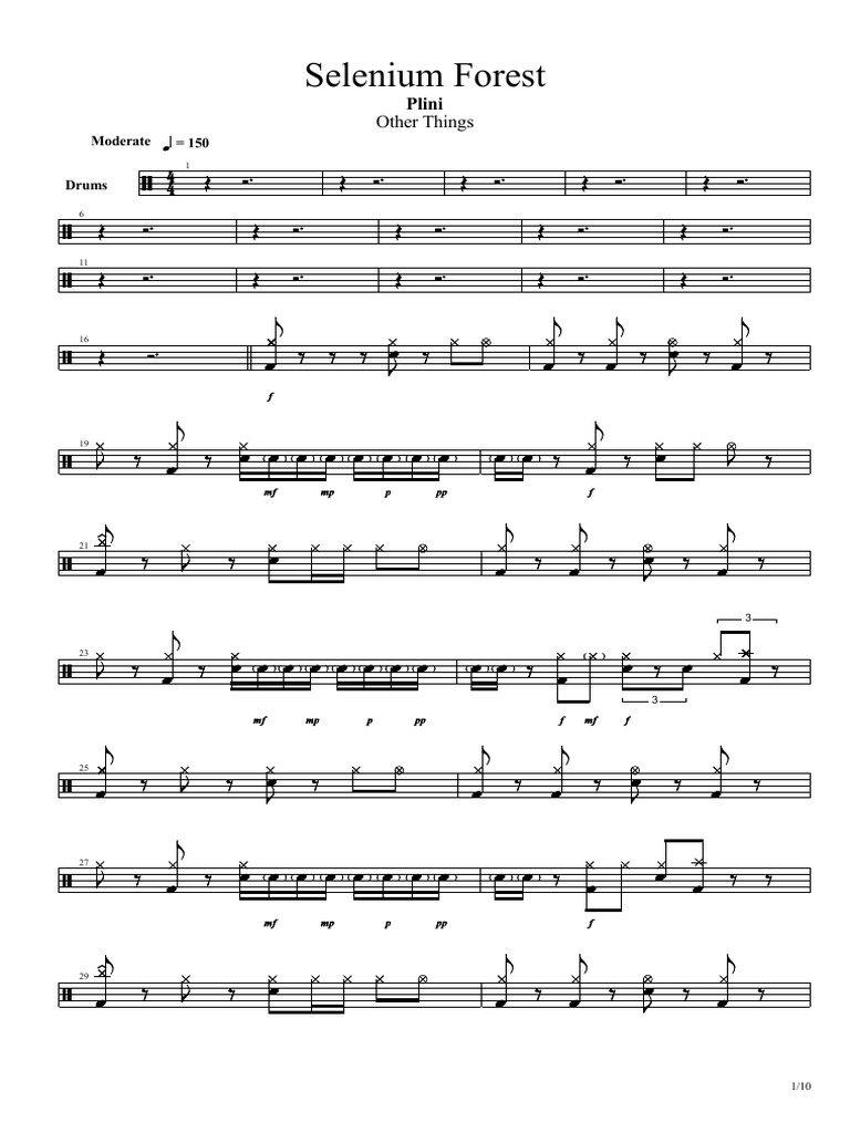 Selenium Forest Plini Play along with guitar, ukulele, or piano with interactive chords and diagrams. selenium forest plini