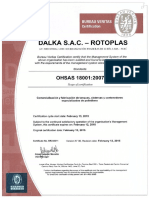 Certificado Rotoplas