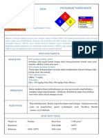 MSDS Kalium Thiocyanate