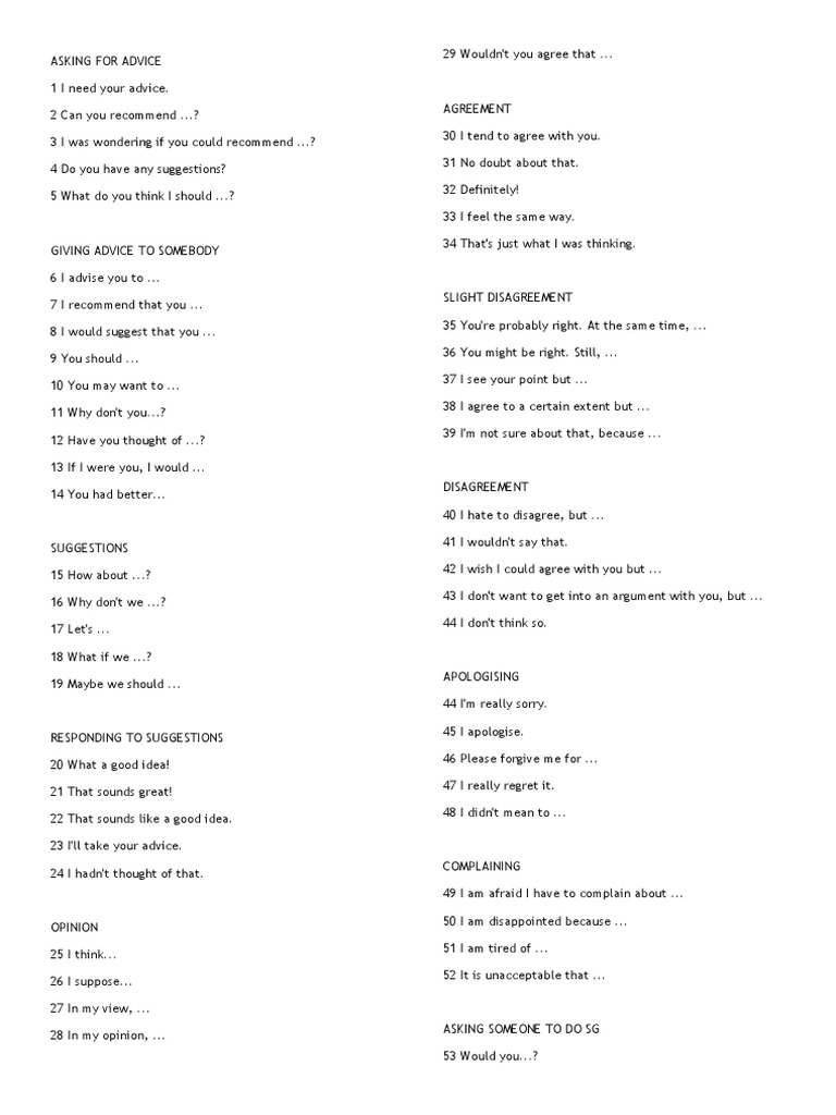 Effective Communication: Advice & Responses | PDF