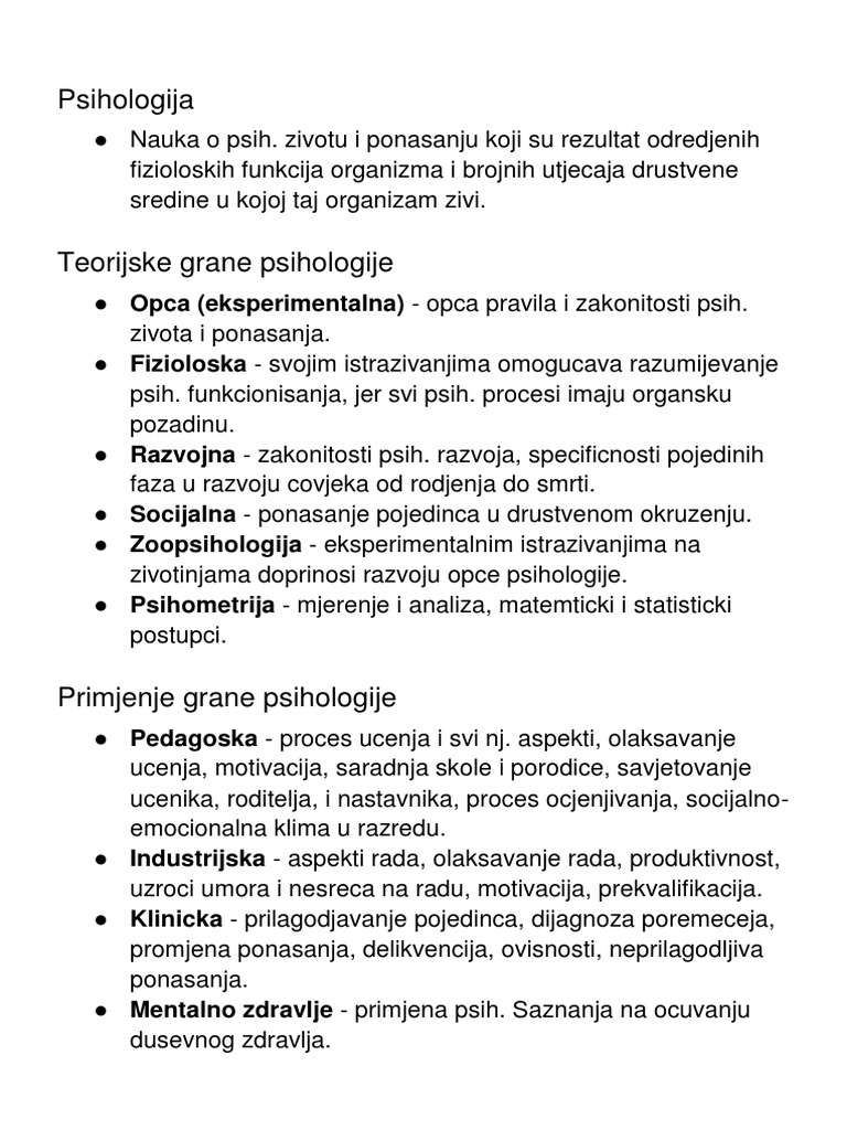 Psy 101 | PDF