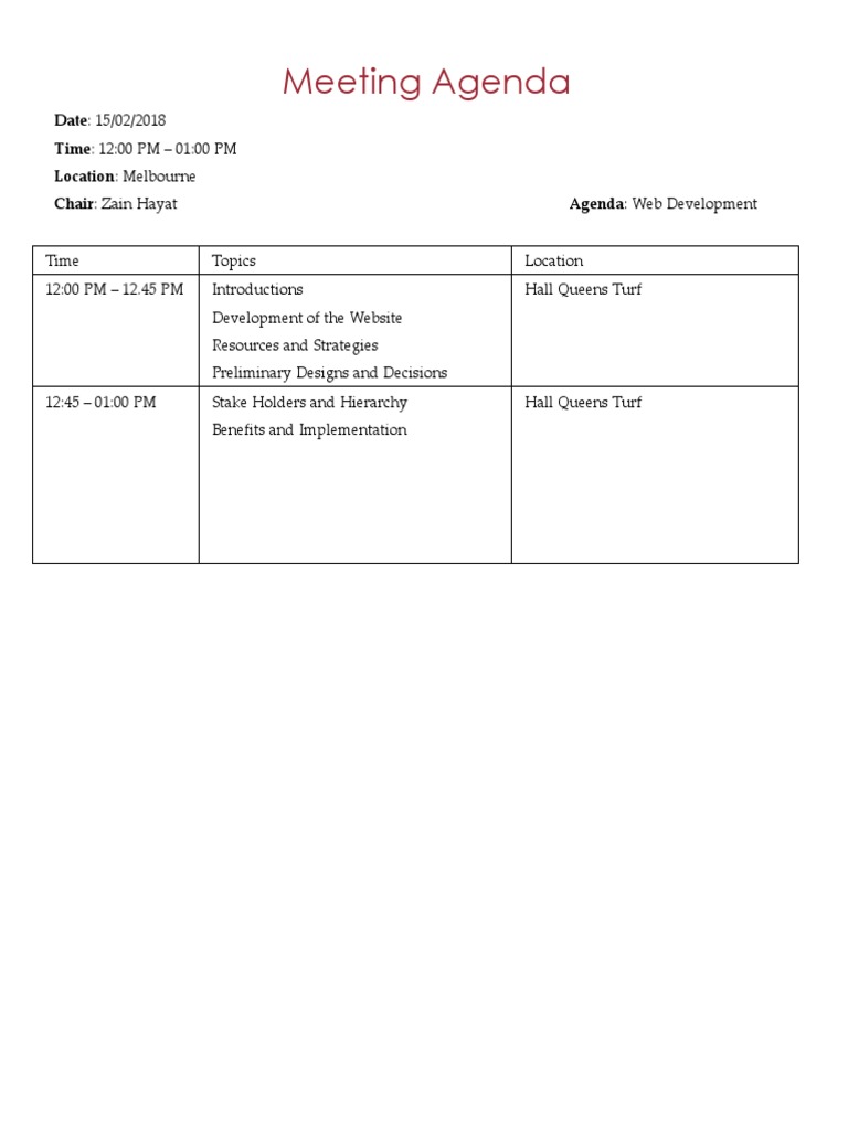 QC Meeting Agenda | PDF | Computing | Marketing