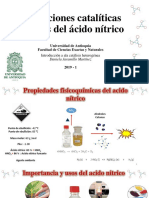 Reacciones Catalíticas Detrás Del Ácido Nítrico