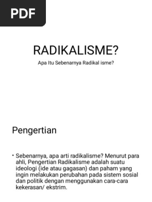 Radikalisme