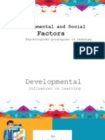 Developmental and Social: Factors