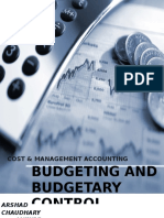 Budgeting and Budgetary Control: Cost & Management Accounting