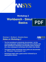 Workbench - Simulation Basics: Workshop 2