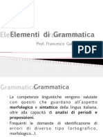 Elementi Di Grammatica