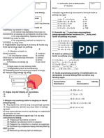 1st Summative Test - 2nd Quarter