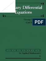 Ordinary Differential Equations - G. F. Carrier and C. E. Pearson - SIAM