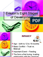 Erikson's Eight Stages of Development