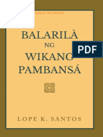 Balarila NG Wikang Pambansa 1 PDF