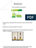 Biodiesel: Whatisit? It Is A Liquid Biofuel Produced From Vegetable Oils and Animal Fats