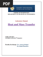 Heat and Mass Transfer Manual