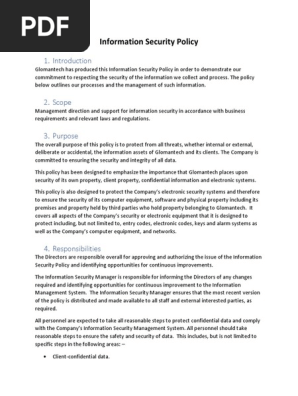 Information Security Policy_Glomantech