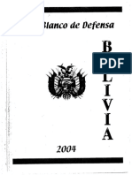 Bolivia Libro Blance de Defensa 2004