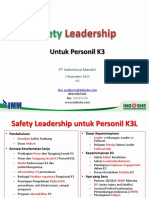Safety Leadership For Personil K3L - IMM 2015