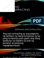 Subcontracting