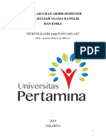 Makalah Uas Agama Katolik Dan Etika - Ignatius Wahyu Aji Wibowo - Pe I - 2016 - 101316086