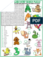 Find and Circle The Words in The Word Search Puzzle and Number The Pictures