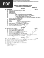 Relational Database Management System 3 Exam/Comp/It/Csc/0626/0090/Nov'16 Duration: 3 Hrs M. Marks 75 Section-A Q1. Do As Directed: 15X1 15