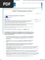 Troubleshooting Steps For Windows 7 - Windows 7 Help Forums