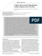 Central Venous Catheter Intravascular Malpositioning: Causes, Prevention, Diagnosis, and Correction