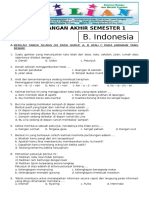 Soal UAS Bahasa Indonesia Kelas 4 SD Semester 1 (Ganjil) Dan Kunci Jawaban