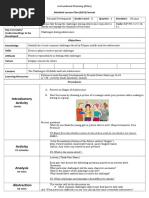 Introductory Activity: Instructional Planning (Iplan)