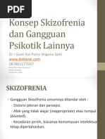 Konsep Skizofrenia Dan Gangguan Psikotik Lainnya: DR I Gusti Rai Putra Wiguna SPKJ 087861177047