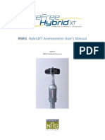 Hybridxt Anemometer User'S Manual: Author: RNRG Technical Services