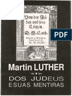 Livro Obscuro Sobre Os Judeus - Martinho Lutero