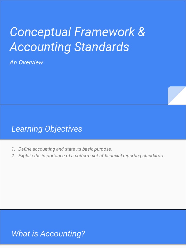 01 Overview of Accounting PDF | PDF | International Financial Reporting ...