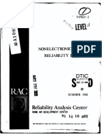 Nonelectronics Reliability Data