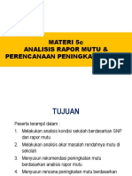 5.c. Analisis Rapor Mutu Dan Perencanaan PM