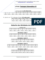 Teologia Sistemática 4 - Gabarito2