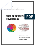 Uses of Educational Psychology