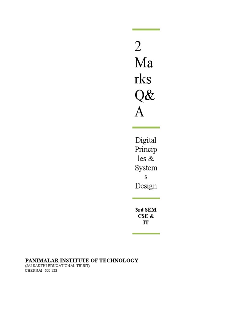 Boolean Algebra & Number Systems | PDF | Random Access Memory | Logic Gate
