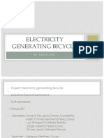 Electricity Generating Bicycle