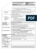 GRADES 1 To 12 Daily Lesson Log: I. Objectives