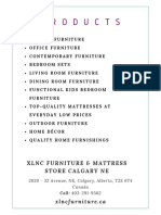 All About XLNC Furniture Shop Calgary Alberta